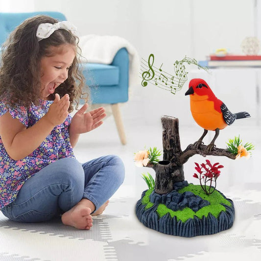 CHIRPYTALK – Voice-Activated Chirping Bird Interactive Toy 0