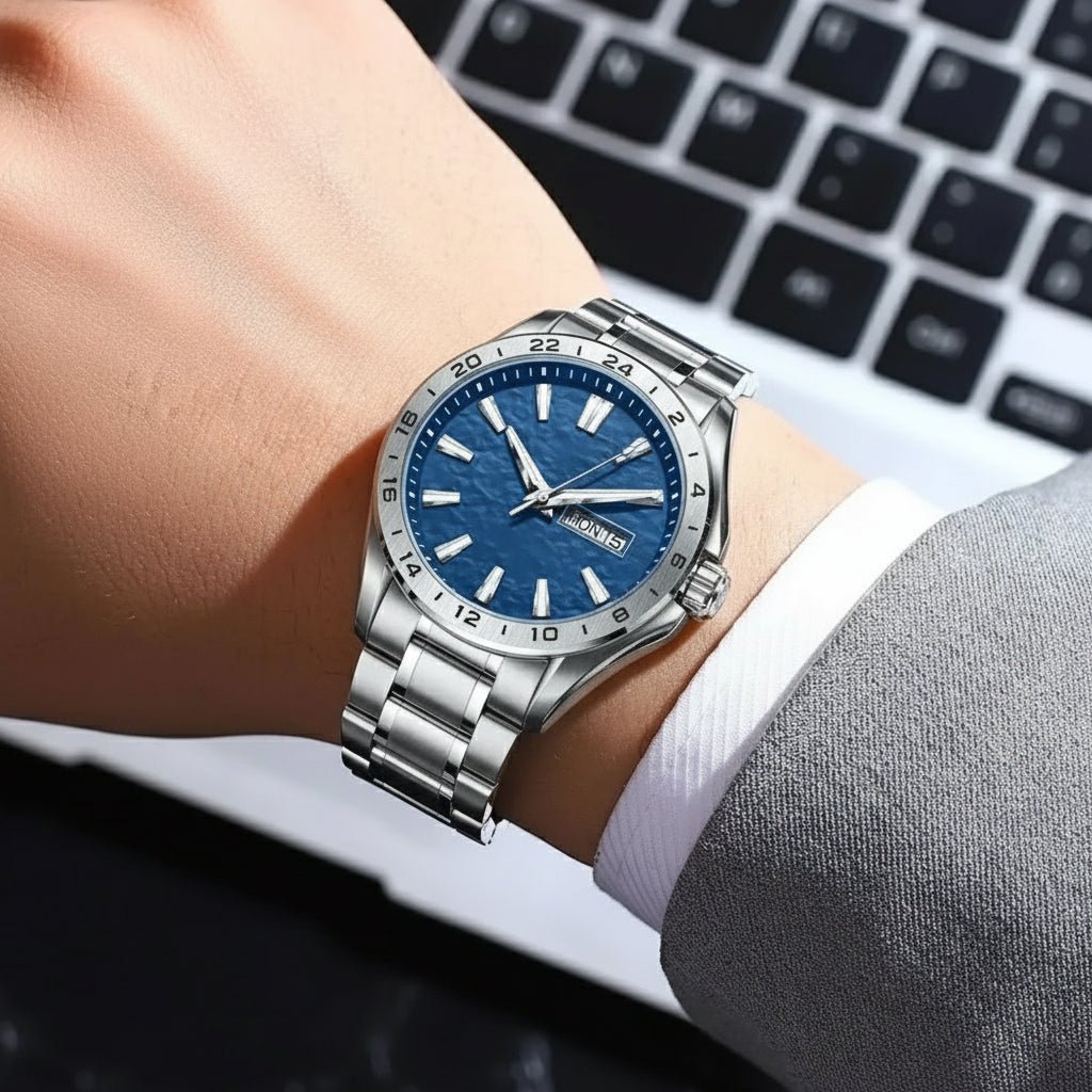 CHRONOSTEEL – Premium men's sports watch with luminous display 2