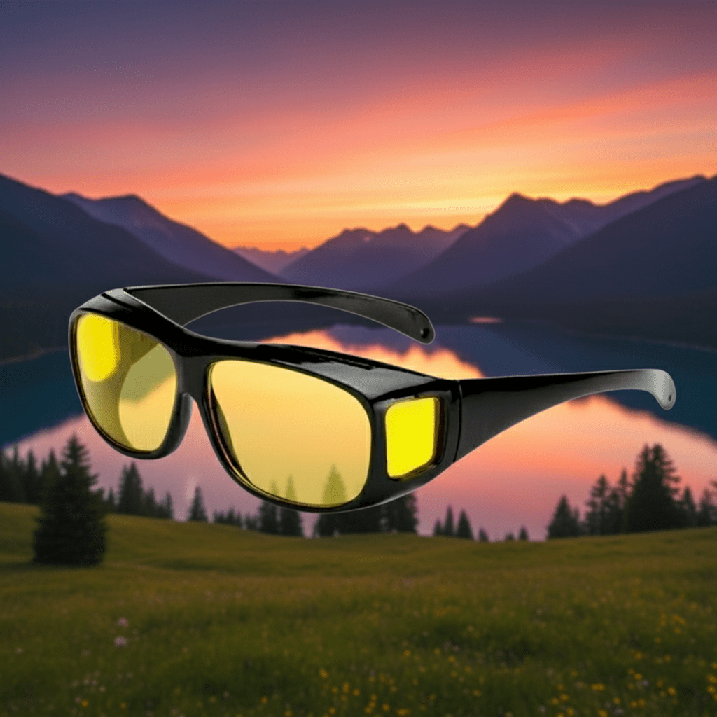 CLARIVUE – Night glasses with HD lenses & glare protection for safe driving at night 0