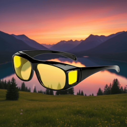 CLARIVUE – Night glasses with HD lenses & glare protection for safe driving at night 0