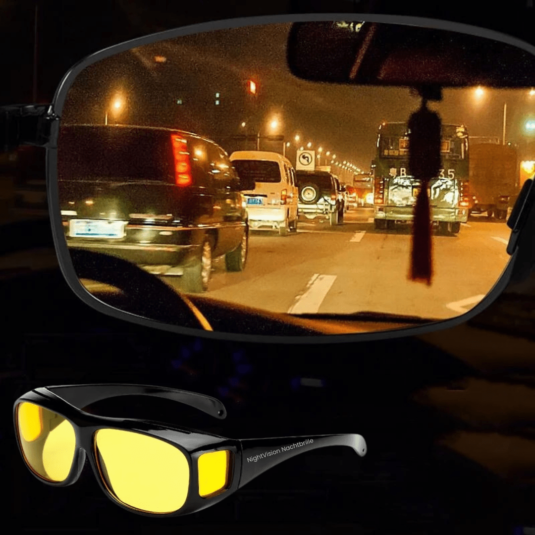 CLARIVUE – Night glasses with HD lenses & glare protection for safe driving at night 6