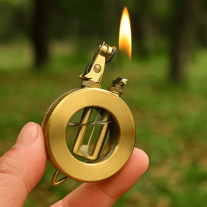 CLASSIC TIME – Retro Metal Kerosene Lighter with Vintage Design 5