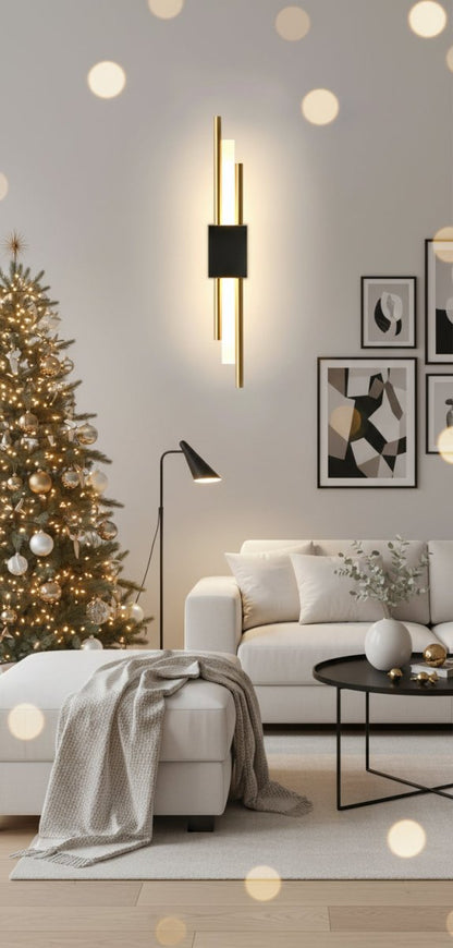 COPERLINE – Modern LED wall light made of metal & acrylic with 3 light colors 5