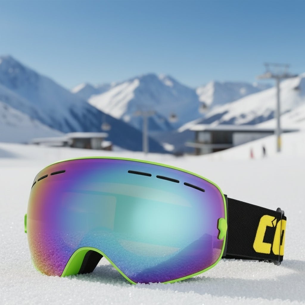 COPOZZ Ski Goggles - UV400 Anti-Fog Double Layered Snowboard Glasses with Wide-View Lens 0