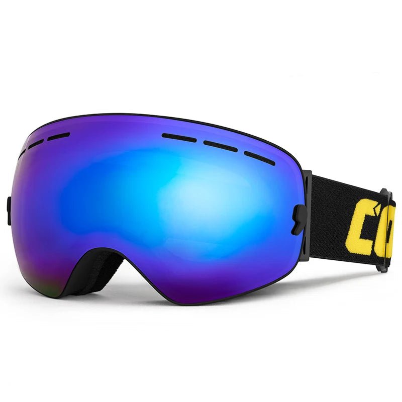 ICEPANO – UV400 Anti-Fog Dubbel-Laags Ski Bril met Breed-Uitzicht Sferische Lens