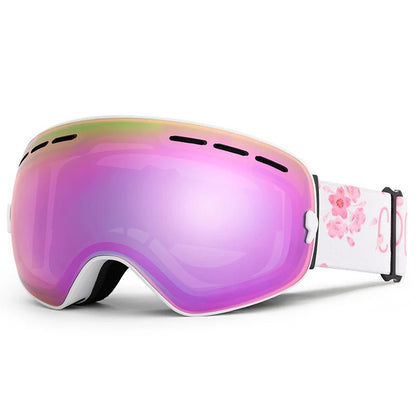 COPOZZ Ski Goggles - UV400 Anti-Fog Double Layered Snowboard Glasses with Wide-View Lens 16