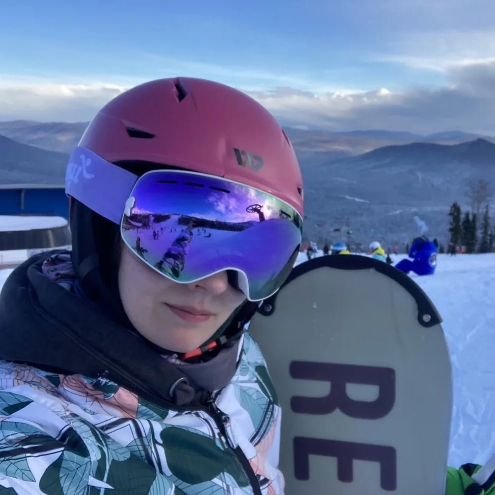 COPOZZ Ski Goggles - UV400 Anti-Fog Double Layered Snowboard Glasses with Wide-View Lens 4