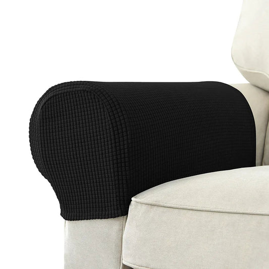 COVERIO – 2-piece waterproof armrest covers with jacquard design 0
