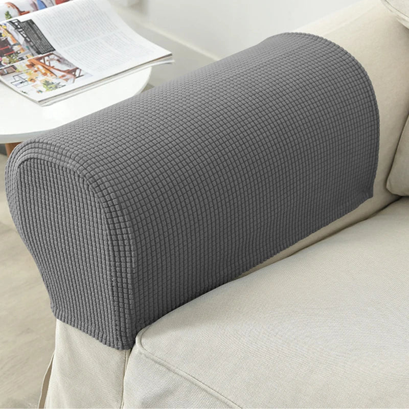 COVERIO – 2-piece waterproof armrest covers with jacquard design 1