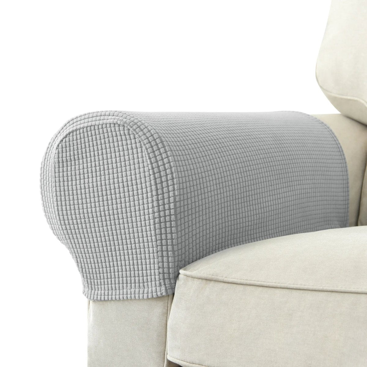 COVERIO – 2-piece waterproof armrest covers with jacquard design 12