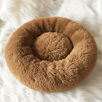 COZYPET – Calming Dog Bed with Plush Faux Fur & Removable Cover 0