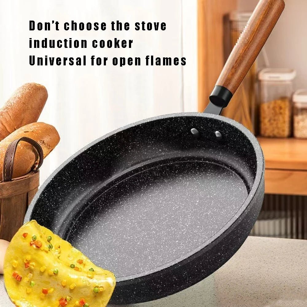 CUISTONE – 30 cm Maifan stone non-stick frying pan with lid for gas and induction hobs 4