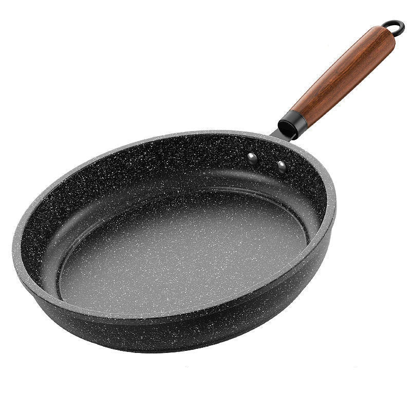 CUISTONE – 30 cm Maifan stone non-stick frying pan with lid for gas and induction hobs 8