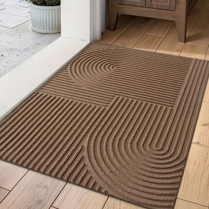 CURVIMAT – Absorbent Curved-Line Mat for Modern Entryways 4