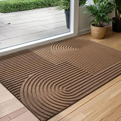 CURVIMAT – Absorbent Curved-Line Mat for Modern Entryways 6