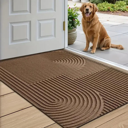 CURVIMAT – Absorbent Curved-Line Mat for Modern Entryways 7
