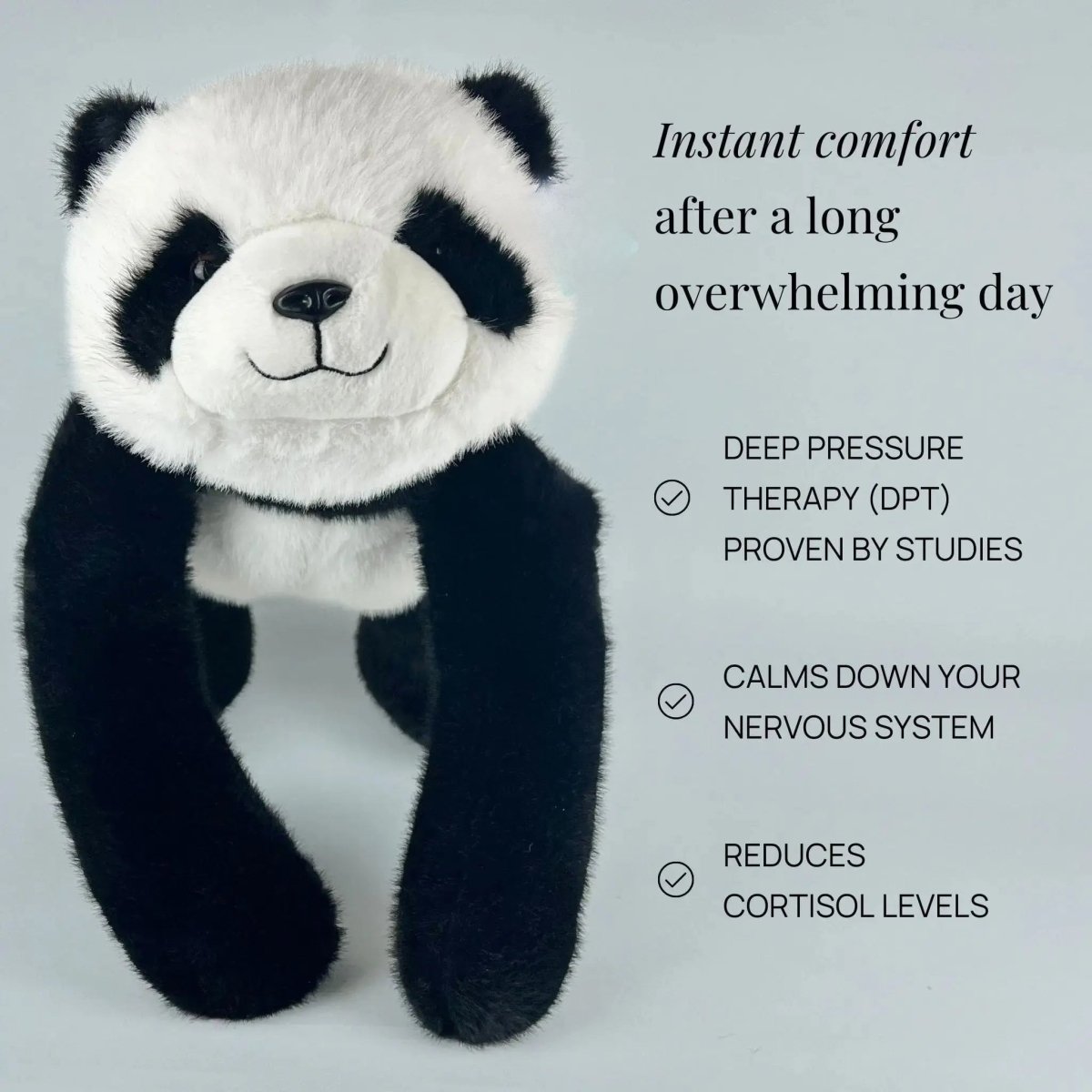 CalmCuddle - Stress Relief Hugging Companion with Ultra-Soft Faux Fur 3