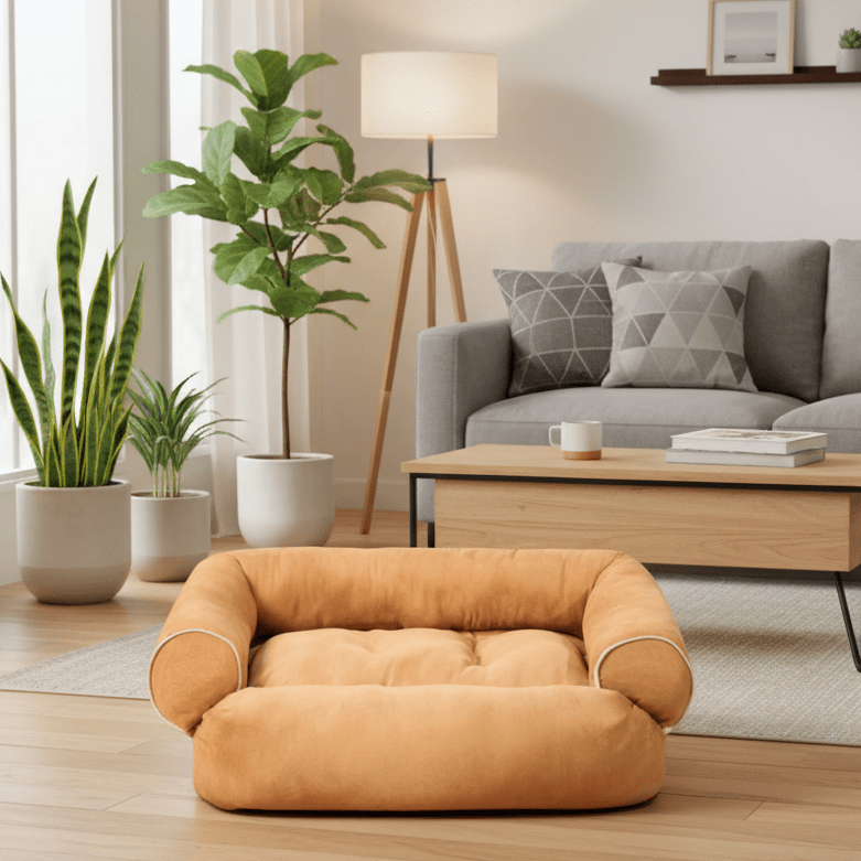 CalmPaw Orthopaedic Dog Sofa with Soft Padding for Joint Support & Comfort 0