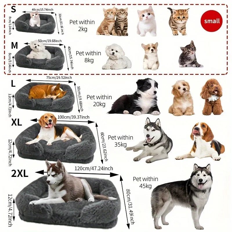 Calming Orthopedic Dog Bed - High-Density Memory Foam with Removable Cover 5