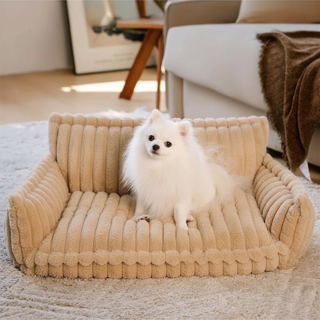 CaniSofa Orthopedic Dog Bed with Integrated Headrest for Ultimate Comfort 8