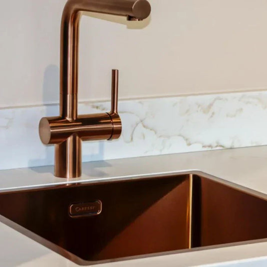 Caressi CAPP40R10CO Sink Copper Surface or Undermount or Flush Mount