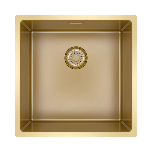 Caressi CAPP40R10G Sink Gold Surface or Undermount or Flush Mount