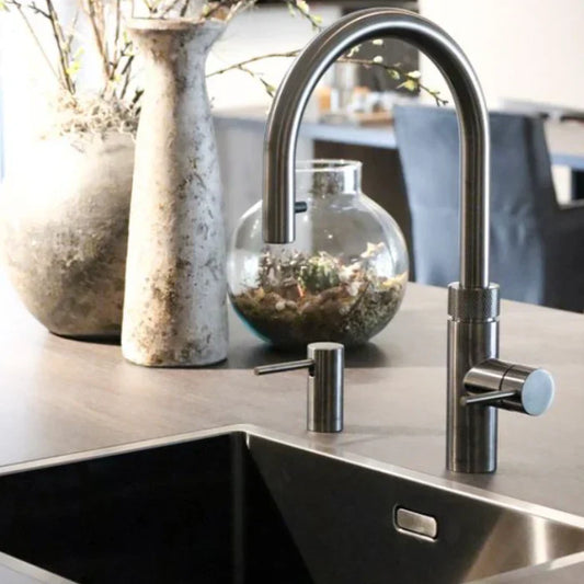Caressi CAPP40R10GM Sink Gun Metal Surface or Undermount or Flush Mount