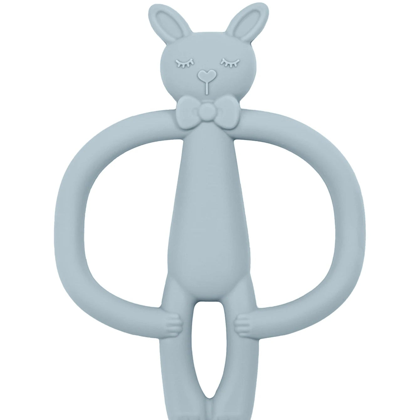 Cartoon Rabbit Silicone Teether Toy for Infants - Safe, Lightweight & Engaging Design 9
