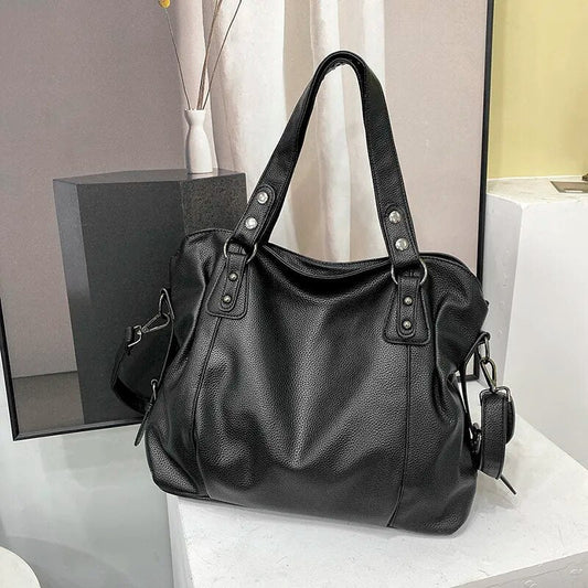 Cecilia Large Tote Bag for Women - Spacious with Multiple Pockets & Leatherette Finish 0