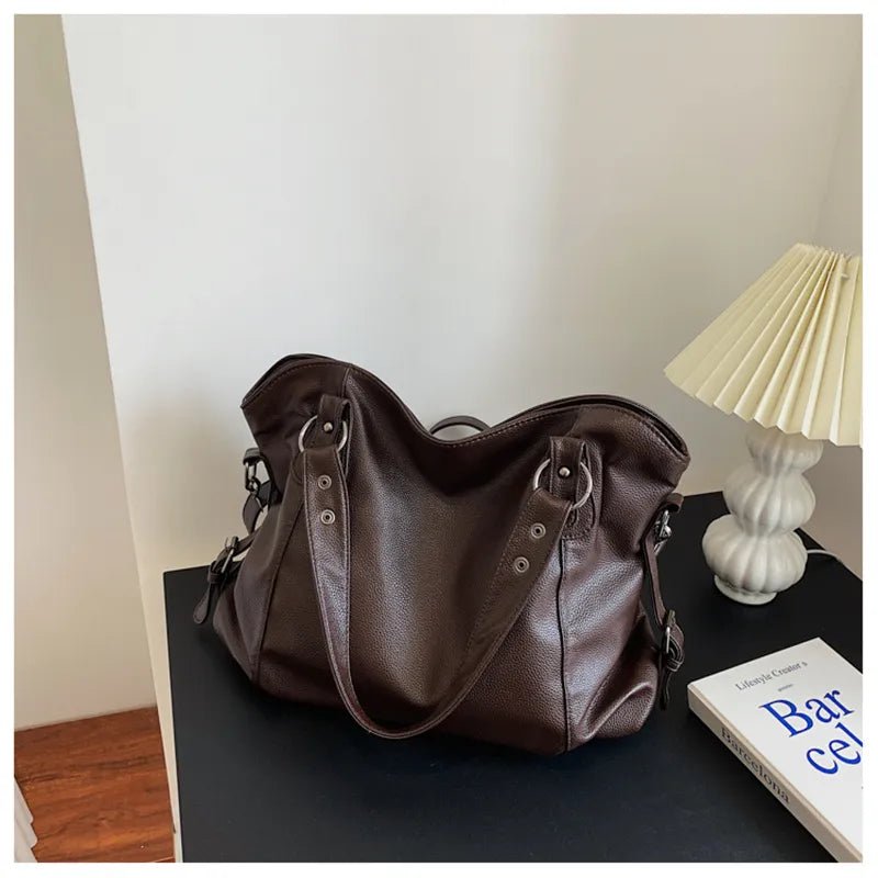 Cecilia Large Tote Bag for Women - Spacious with Multiple Pockets & Leatherette Finish 5