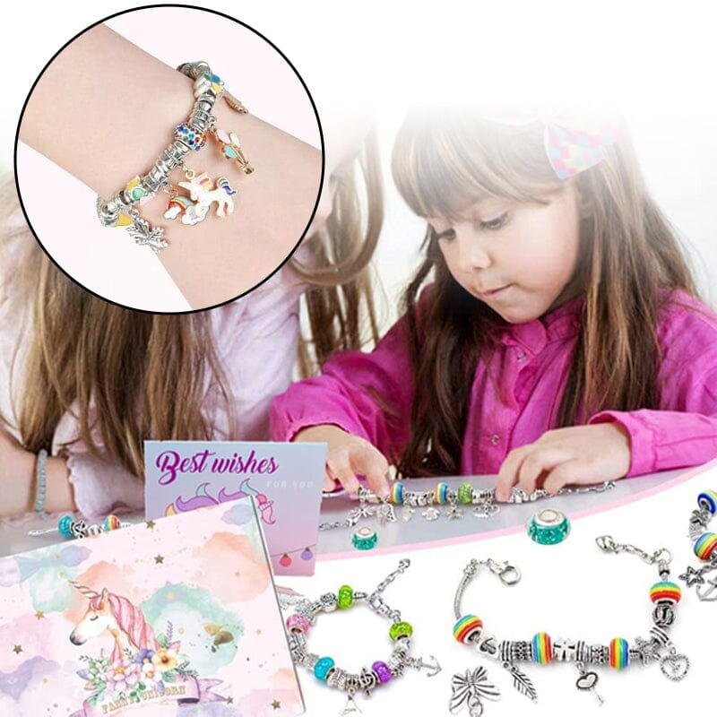 Charmella – Creative Bracelet Making Kit for Girls with Sparkling Beads