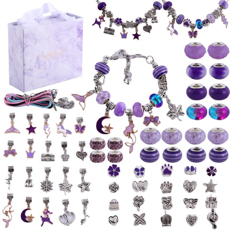 Charmella – Creative Bracelet Making Kit for Girls with Sparkling Beads