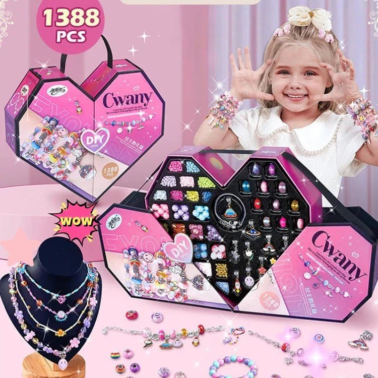 Charmella – Creative Bracelet Making Kit for Girls with Sparkling Beads