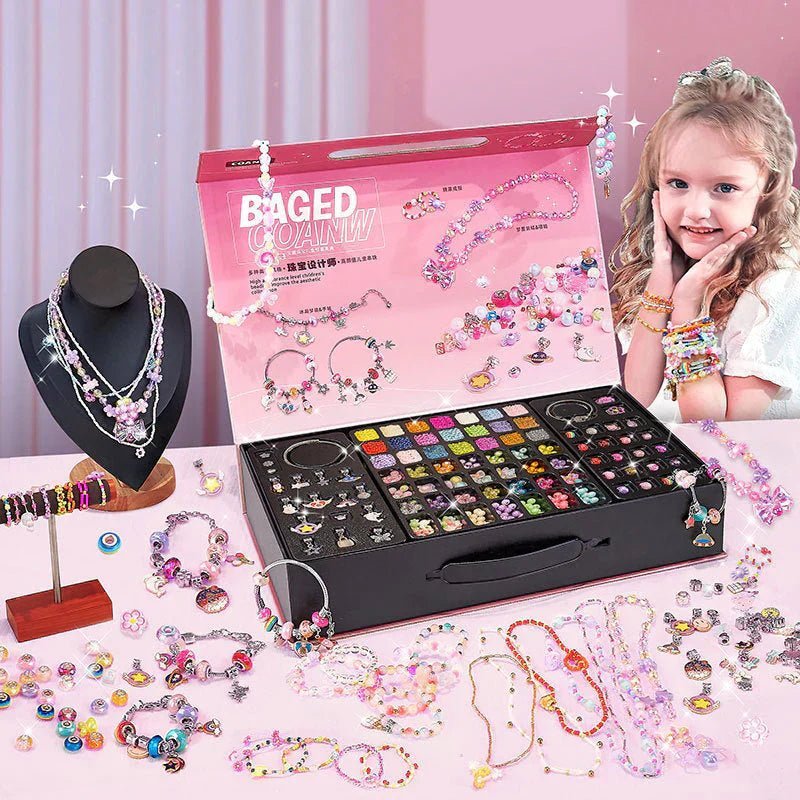 Charmella – Creative Bracelet Making Kit for Girls with Sparkling Beads