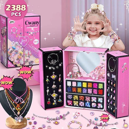 Charmella – Creative Bracelet Making Kit for Girls with Sparkling Beads