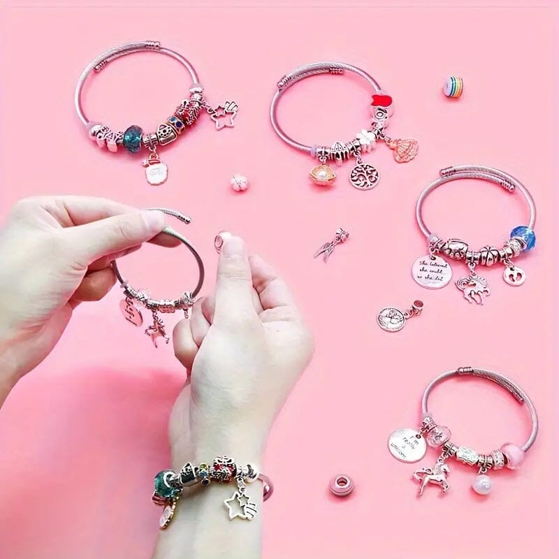 Charmella – Creative Bracelet Making Kit for Girls with Sparkling Beads