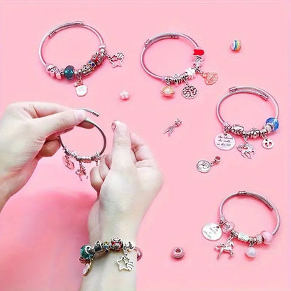 Charmella – Creative Bracelet Making Kit for Girls with Sparkling Beads
