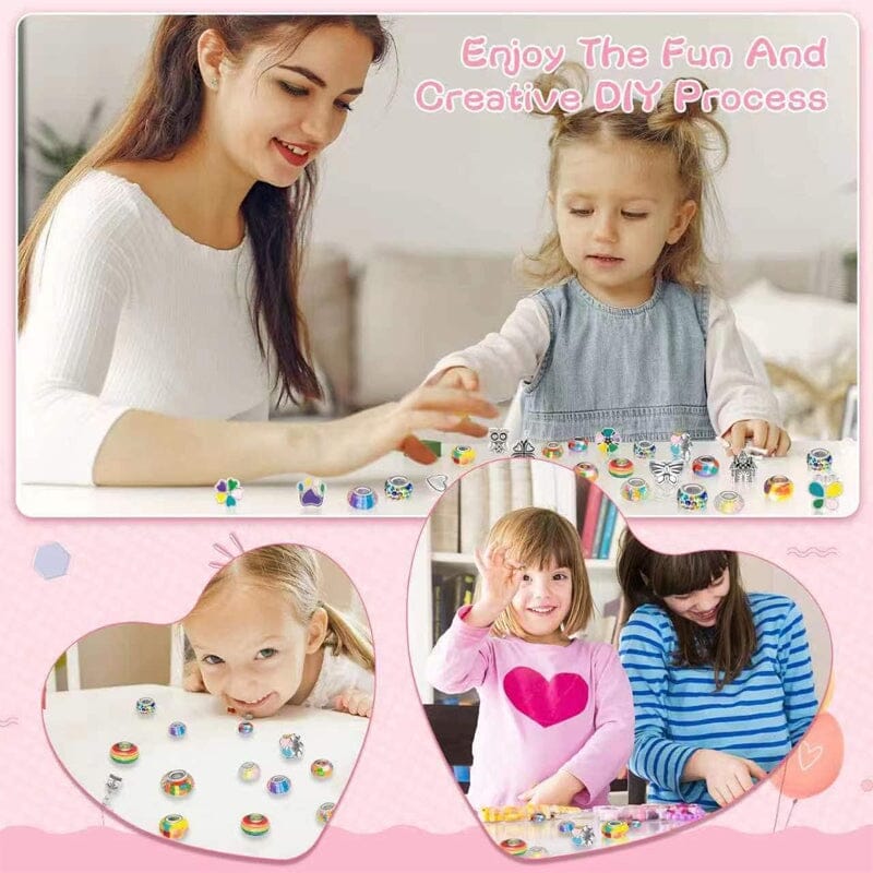 Charmella – Creative Bracelet Making Kit for Girls with Sparkling Beads
