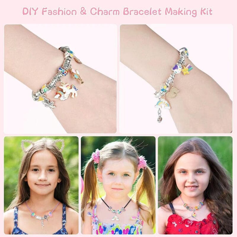 Charmella – Creative Bracelet Making Kit for Girls with Sparkling Beads