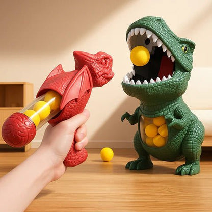 DINO SHOOTER – Dinosaur Shooting Game for Kids with Soft Foam Balls & Target