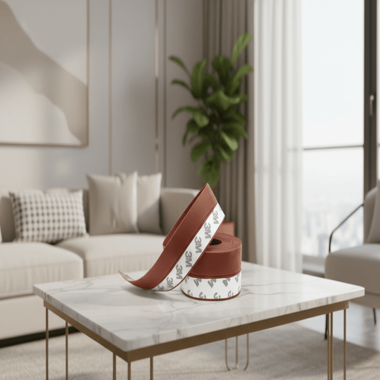 QUIETEDGE – Geluidsdichte Deurrandstrip met Sterke Hechting