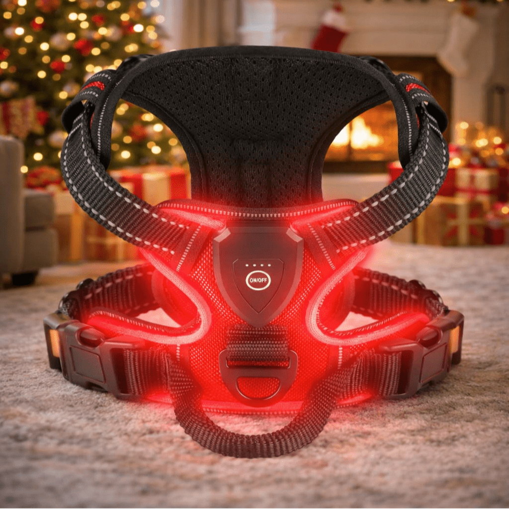 LUMIDOG – Rechargeable LED Dog Harness for Nighttime Safety