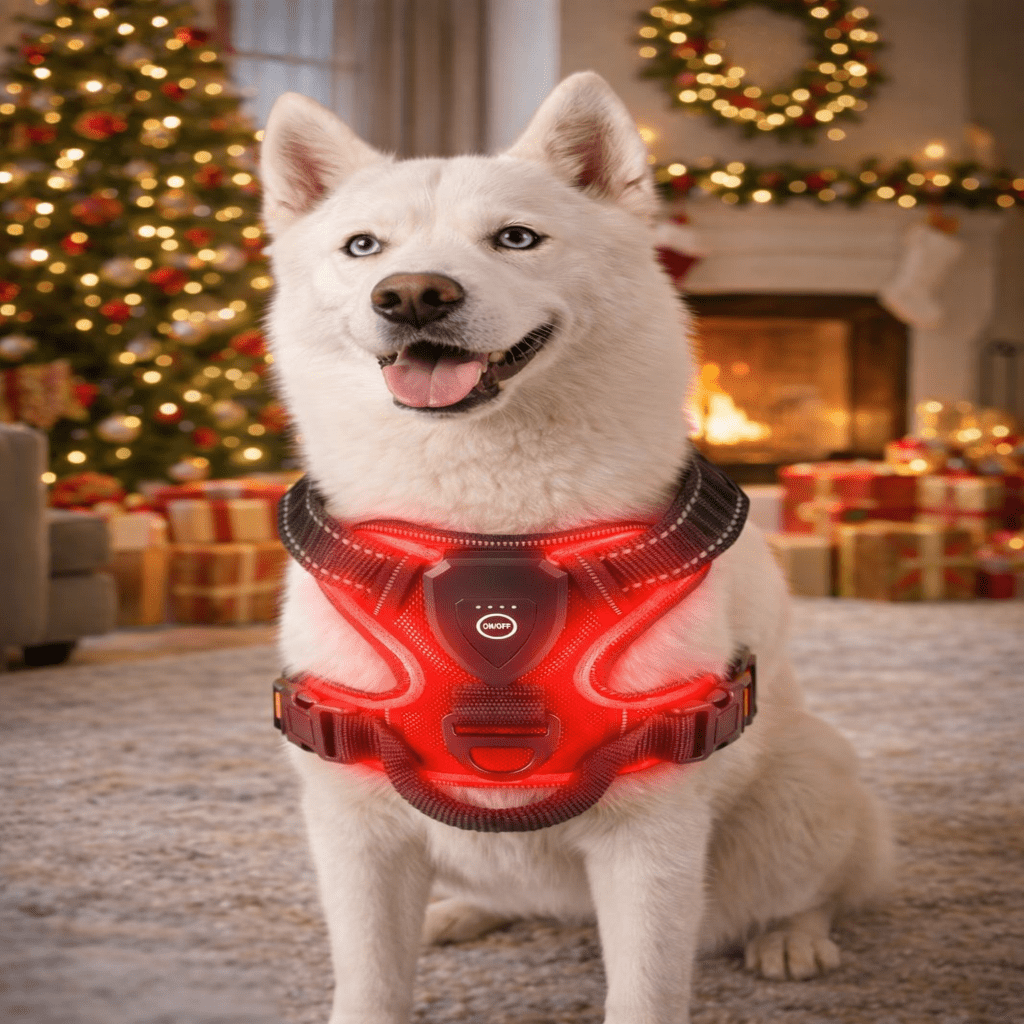 LUMIDOG – Rechargeable LED Dog Harness for Nighttime Safety