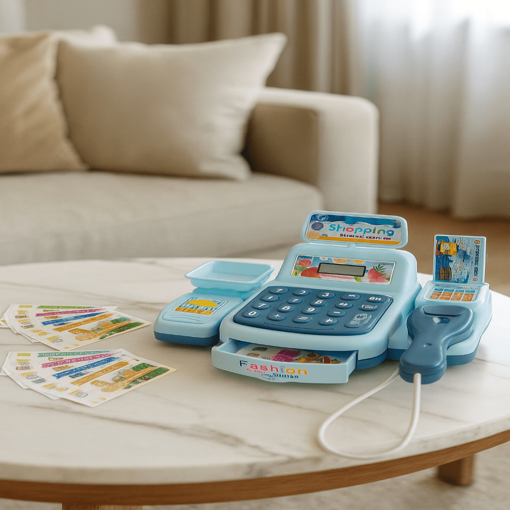 SHOPMASTER – Interactive Cash Register with Lights, Sounds & Learning Fun