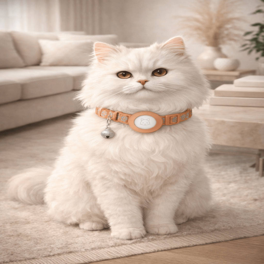 NEKOGLOW AIRPAW – Reflective Cat Collar with Airtag Holder and Safety Bell