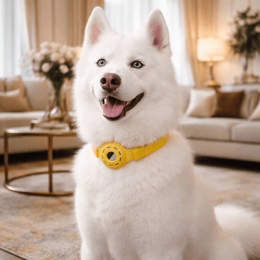 SILITRACK – Adjustable Silicone Pet Collar for Apple Airtag