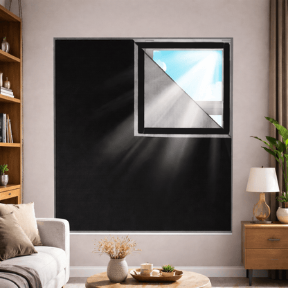 DARKFLEX SHADE – Customizable Blackout Curtain with 100% Light Blocking