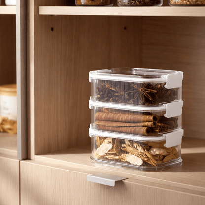 STACKSPICE – Multi-Layer Stackable Spice Storage Containers for Freshness & Organization