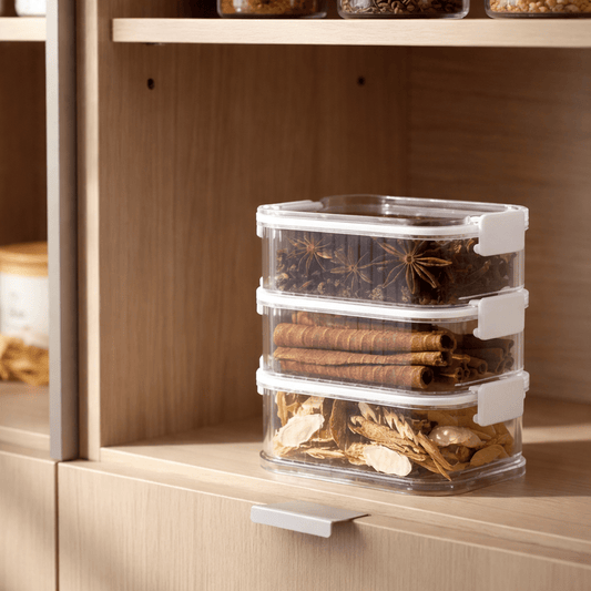 STACKSPICE – Multi-Layer Stackable Spice Storage Containers for Freshness & Organization