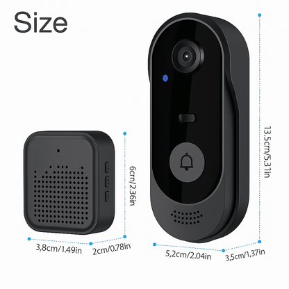 DOORLINK – Wireless Smart Video Doorbell with Motion Alerts, HD Night View & Two-Way Talk